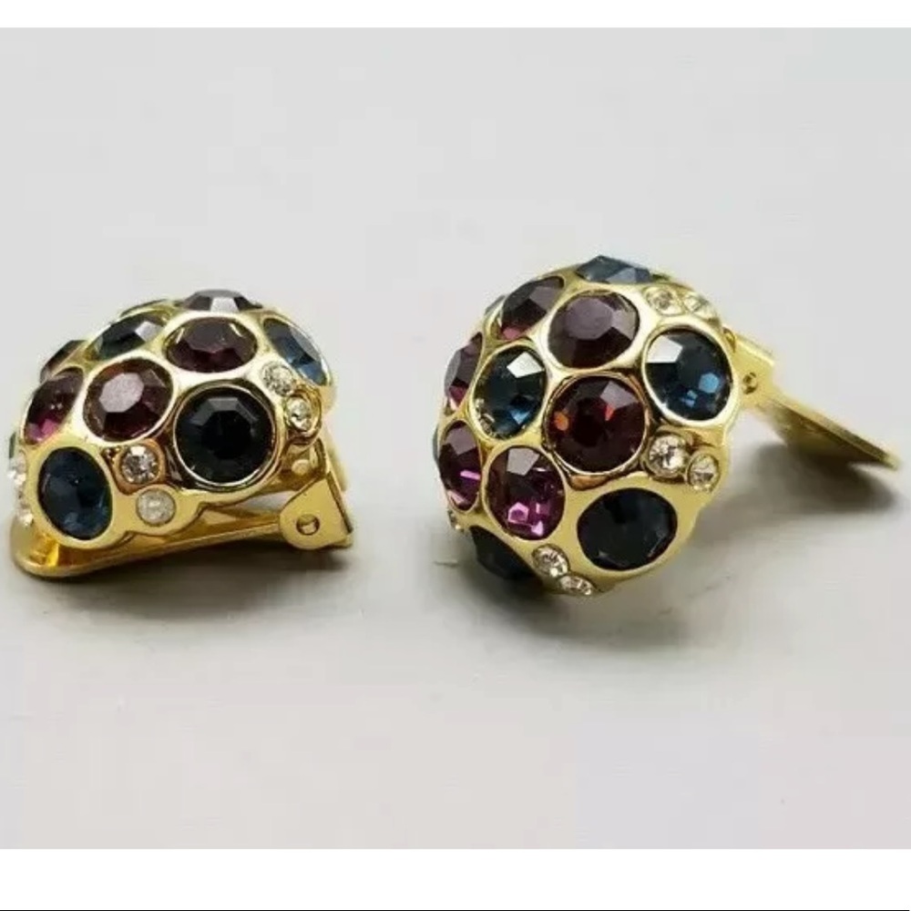 Christian Dior Gold Tone earrings clips - Picture 4 of 6